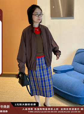 【现货】设计师品牌AETHER HAZE 25AW 立领收腰拉链外套JULY