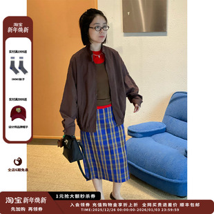 25AW HAZE 设计师品牌AETHER 立领收腰拉链外套JULY 现货