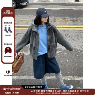 24AW绒面PU蝴蝶结宽松中裤 IMMI MWDFWWSP0406X 现货