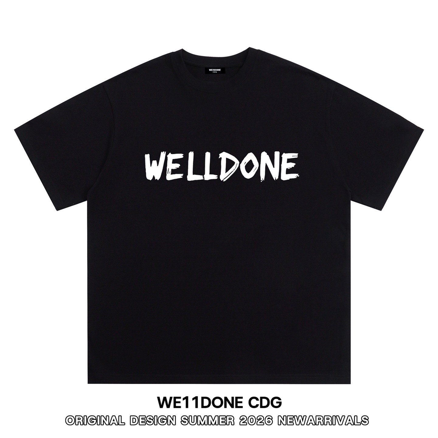 WE11DONECDG重磅纯棉短袖T恤图片
