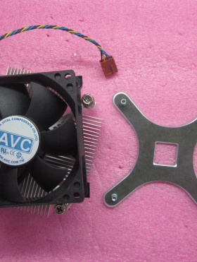 原装联想 775针CPU散热器 4针温控调速风扇 AVC Taisol 金属底座