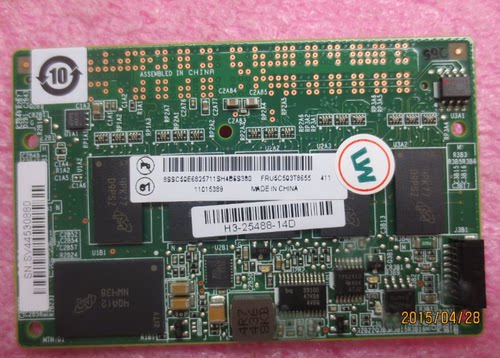 联想 RD650 RD550 R720ix 11015389 1G阵列卡缓存 RAID5 key 全新
