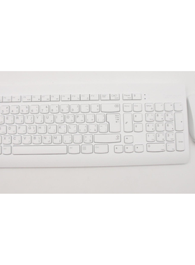 联想无线键盘鼠标套装 阿拉伯文 5KM1C03346 白灰色
