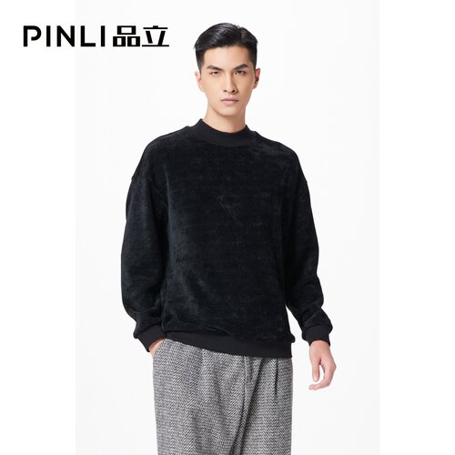 pinli品立2022春季半高领套头