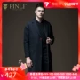 Các sản phẩm PINLI trong mùa đông áo khoác nam dài mới áo khoác len B184102526 - Áo len áo gió nam