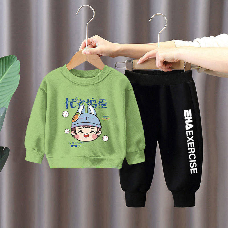 童装男女童春秋装套装儿童2025新款中小童卫衣小男孩运动服两件套
