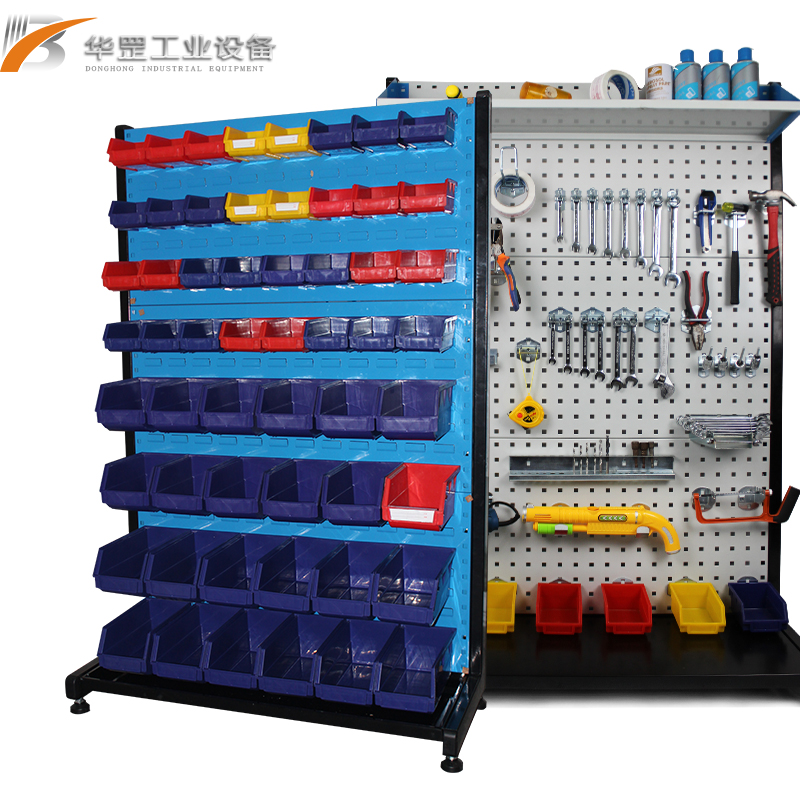 移动工具架单双面五金多功能展示物料架子固定洞洞百叶方孔墙包邮