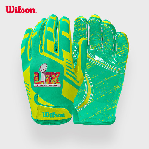 wilson2024超级碗联名橄榄球手套