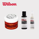 真皮橄榄球开球 wilson真皮球保养物料 球泥保养液增粘剂球蜡球刷