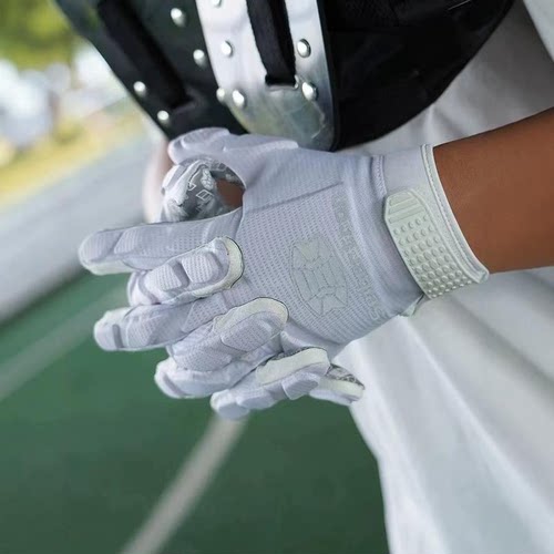 赛伯坦可触屏硅胶护垫橄榄球手套