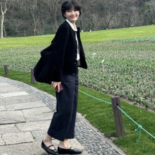 真丝桑蚕丝女裤绢丝阔腿裤八分裤大码家居裤甩裤九分裤小个子