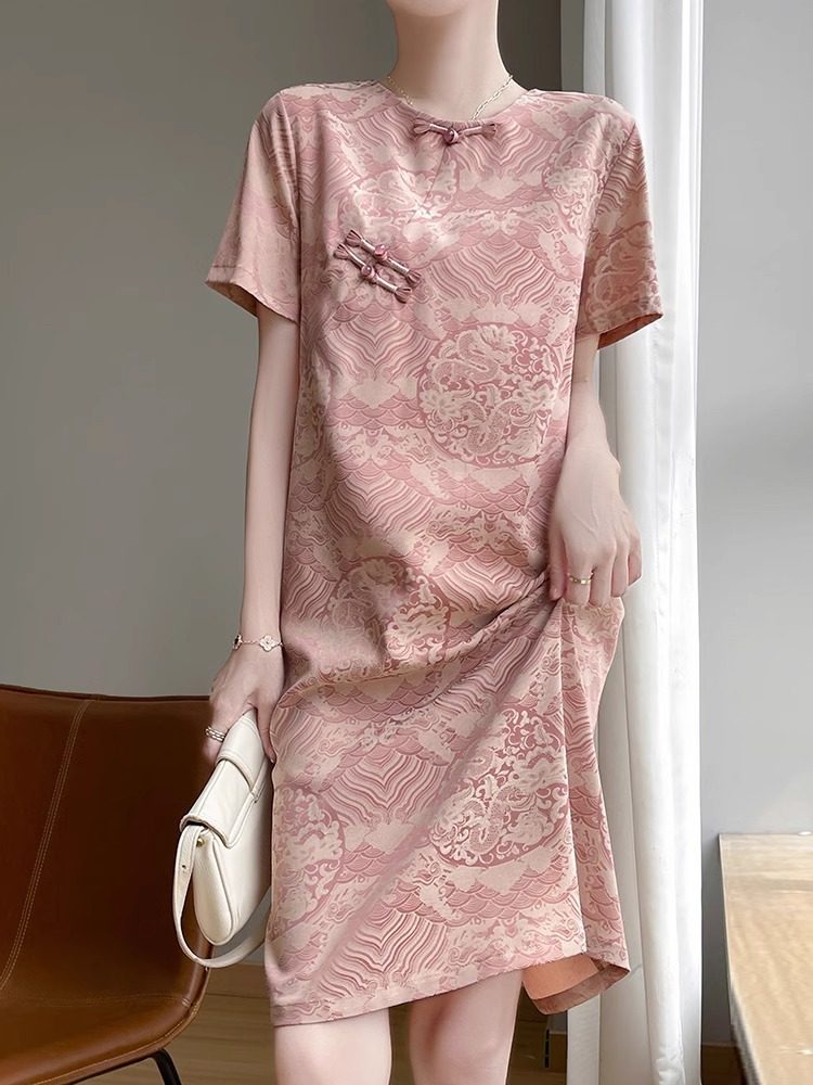 百搭H型醋酸缎面提花螺纹