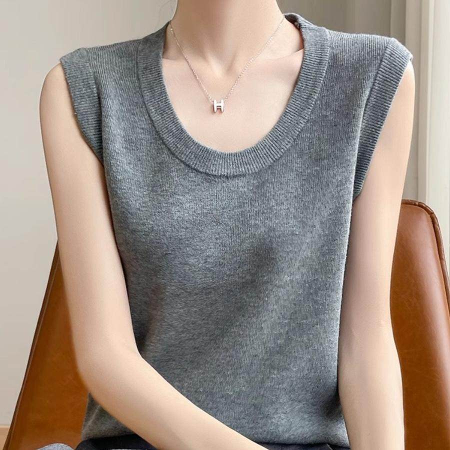 一线成衣吊带背心女内搭宽松显瘦精致圆领配西服针织打底无袖坎肩,女装/女士精品,背心吊带,淘宝优惠券,粉丝福利购,淘宝优惠卷