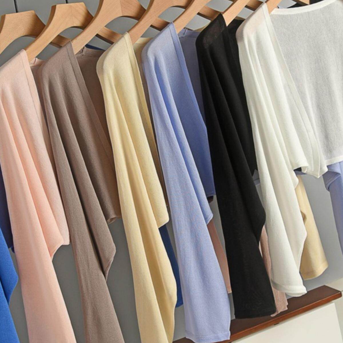 防晒开衫女夏配吊带裙子披肩超薄短款小坎肩冰丝针织大码外搭罩衫