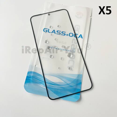 5x Touch Panel Front Outer Glass Lens OCA Film Replacement F
