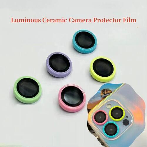 Luminous Ceramic Camera Protector Film For IPhone 17 15 16 P