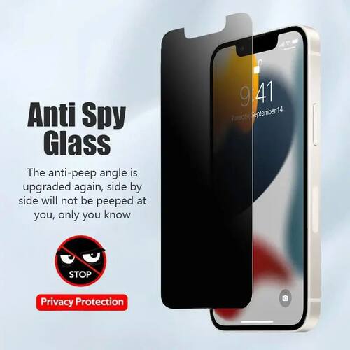 5Pcs Privacy Tempered Glass Screen Protector for Apple iPhon