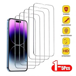 1-5PCS Full Cover Protective Glass For IPhone 15 11 X XS 17 Air 16e Privacy Screen Protector iPhone