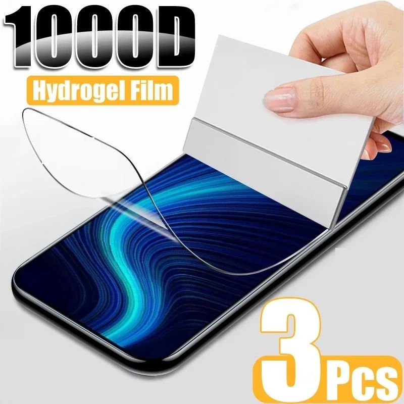 3Pcs Hydrogel Film For Huawei Y9 2019 Y9S Y9A Y8P Y8S Y7 Pri