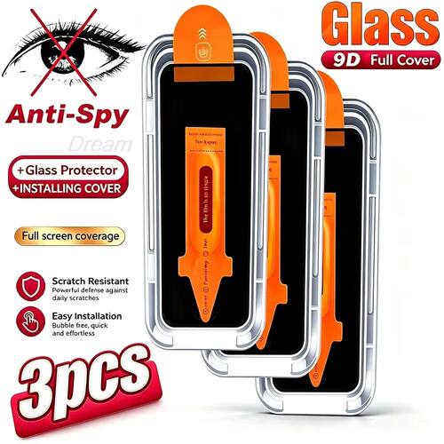 1-3PCS Privacy Screen Protectors for iPhone 17 18 Pro Max 16