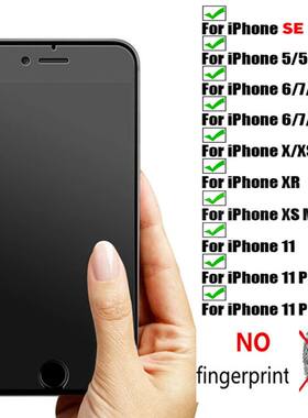 No fingerprint screen protector for iphone 8 7 6s X XR XS Ma