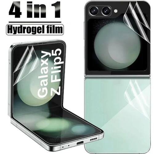 4in1 Hydrogel Film For Samsung Galaxy Z Flip 5 Front Back Sc