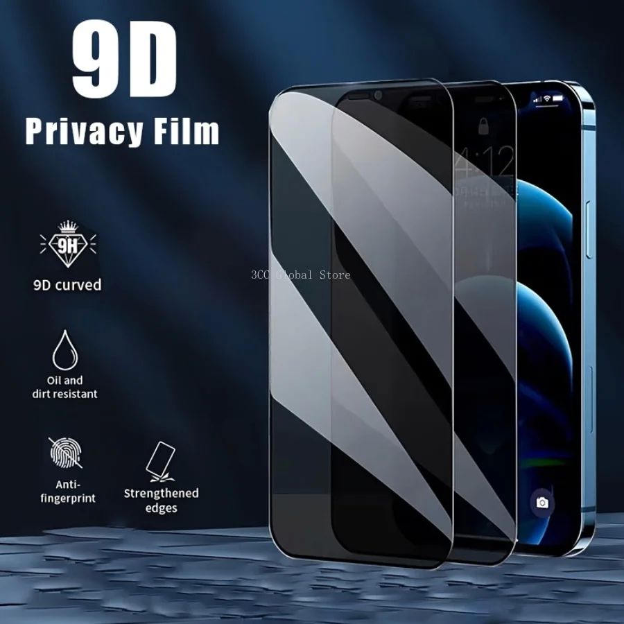 2-pieces Privacy Screen Protective Film For IPhone 15 14 13