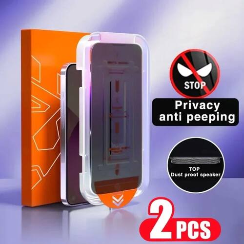 2PCS One-click Dust free Installation Privacy Screen Protect