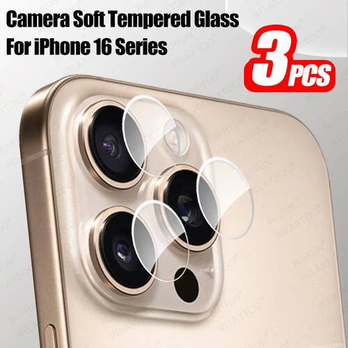 3Set Tempered Glass Camera Protector For iPhone 16 17 Pro Ma