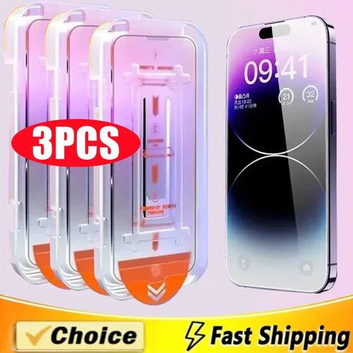 Oleophobic Coating Dust Free Easy Installation Screen Protec