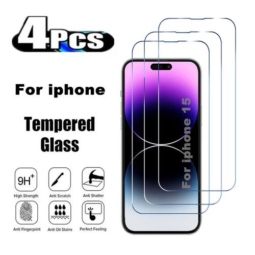 2/4Pcs HD Screen Protector FIlm For Apple iPhone 15 16 Pro M