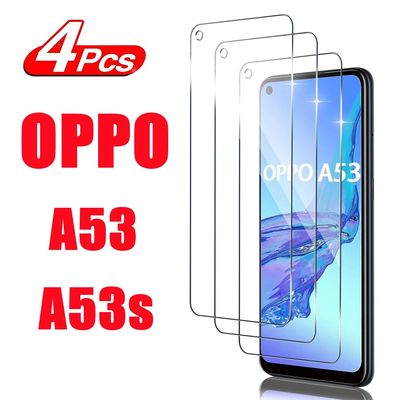 2/4Pcs HD Tempered Glass For OPPO A53 A53S 5G 9H Screen Prot