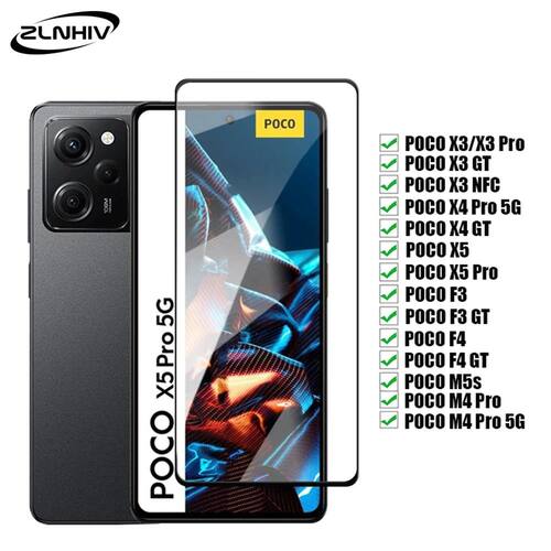 ZLNHIV full cover For xiaomi Poco X5 M5 M5s X4 F4 M4 pro 5G