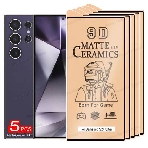 5PCS Matte Soft Ceramics Film For Samsung S24 S25 S24Ultra S