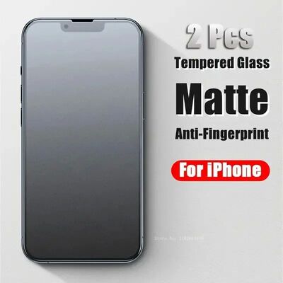 2PCS Anti Fingerprint Matte Screen Protector For IPhone 16 1