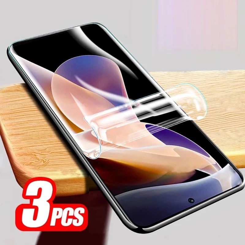 3PCS Full Cover Hydrogel Film For ZTE Axon 30 40 50 Ultra Sc