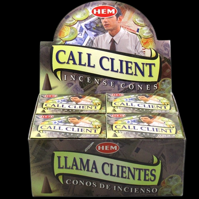 印度香HEM品牌CALL CLIENT客似云来塔香锥香室内薰香财源广进好运