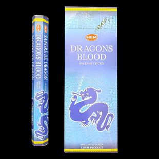 印度香HEM品牌DRAGONS BLOOD龙涎香薰招财香室内薰香竹签线香琥珀