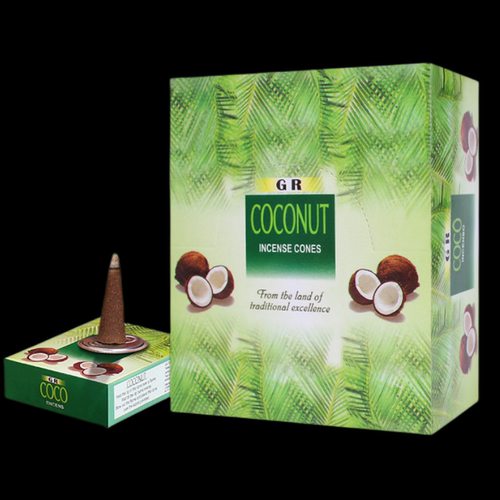 印度GR椰子Coconut 天然植物香料 檀香塔香锥清香型果香室内薰香