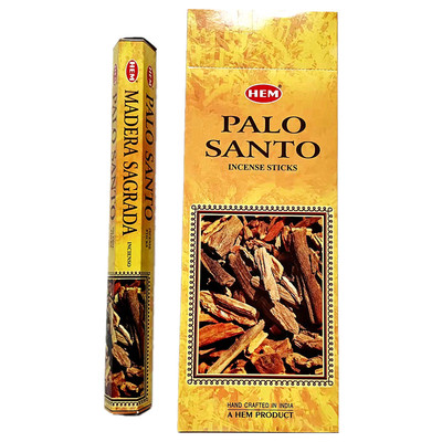 进口印度香HEM Palo Santo秘鲁圣木线香净化空间提升能量冥想礼佛