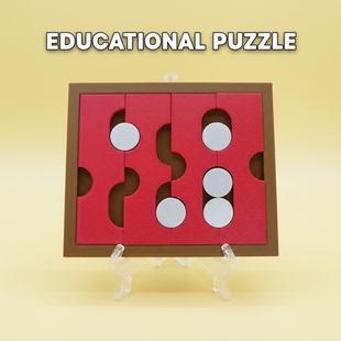 Puzzle拼图 迷你款Oleo_10拼图10级烧脑地狱高难度益智解谜玩具