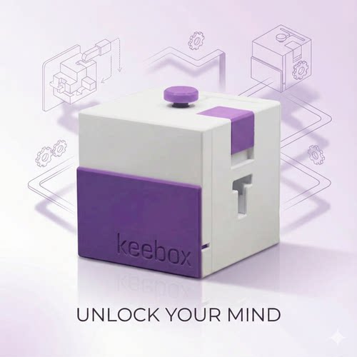 gm同款keebox  Purple智力解题玩具3-14岁男女通用益智地狱级解密