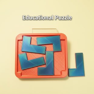 Puzzle拼图 迷你款5L解谜拼图10级烧脑地狱高难度益智解谜玩具