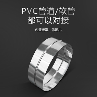 排风管直通出风口转接头排气管延长抽油烟机管道排烟软管对接口