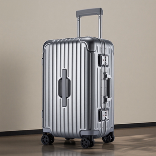 三七开拉杆行李箱37分28寸大容量铝框超大干湿分离旅行密码箱女24