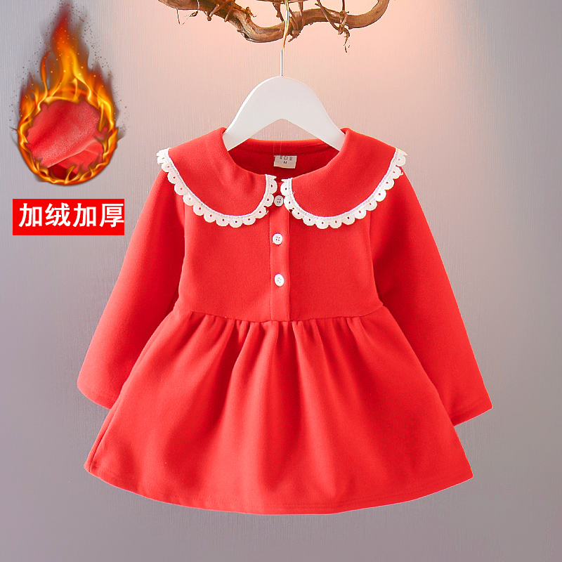 2021长袖连衣裙宝宝公主女童装