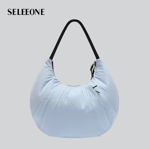seleeone同款超轻大容量防泼水休闲单肩包