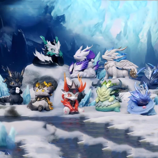 正版山海管理局系列与龙派对盲盒第二弹潮玩手办2代公仔礼物摆件