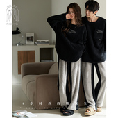 休闲可外穿家居服套装 妮狄娅冬季 情侣睡衣女加厚保暖珊瑚绒男时尚