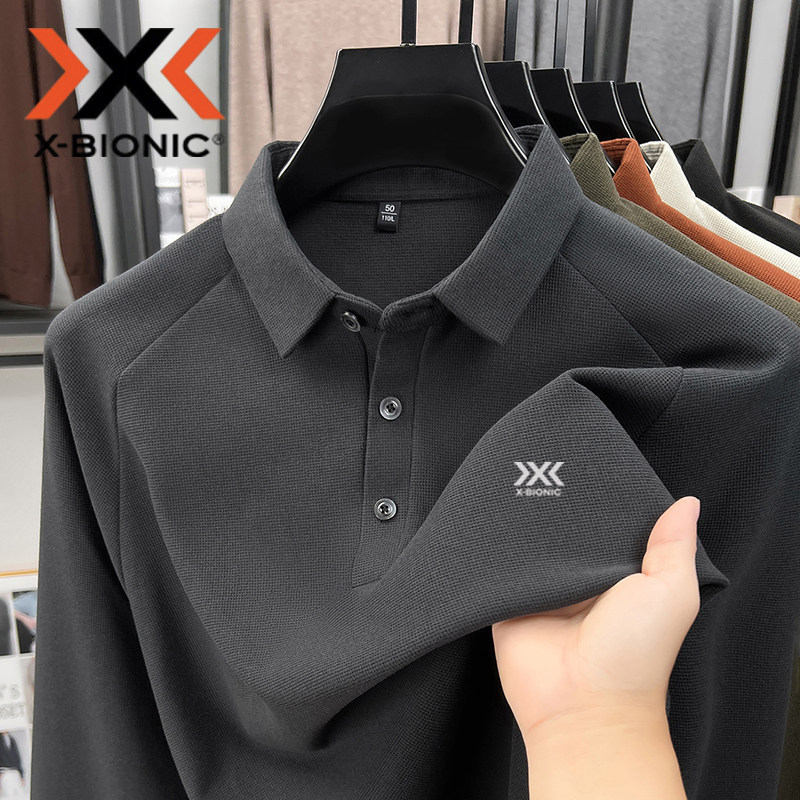 XBIONIC抓绒长袖POLO衫男秋季图片